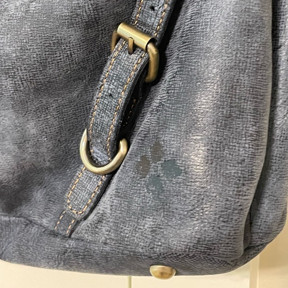 Patricia Nash Elia Denim Leather Small Hobo Bag - Picture 3 of 6